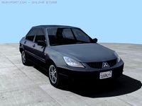 Mitsubishi Lancer Sedan 2003 3D Model