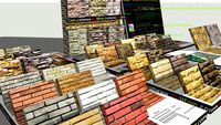 หินกรุผนังตกแต่งDecorative Stone3D Catalogue ActUEarn.com Part04