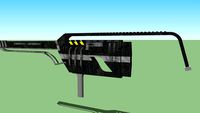 futuristic military gun