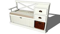 meuble entree newport, maisons du monde, ref 130887 prix 369
