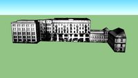 przedwojenna północna pierzeja placu na Tłomackiem