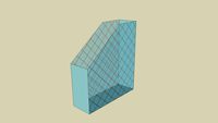 Blue-Chained Vertical Paper Storer