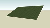 Flush Panel Metal Roofing Panel