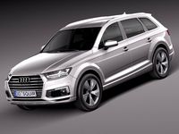 Audi Q7 e-tron 2017 3D Model