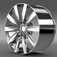 Bentley Continental GT rim 3D Model