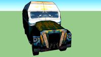 Into the Wild , Magic bus 142 with Cristopher McCandless (alias Alex Supertramp) in front of it