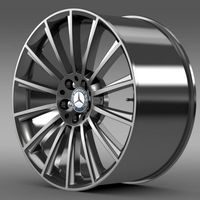 AMG Mercedes Benz S 350 rim 3D Model