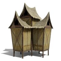 Minangkabau Hut 3D Model