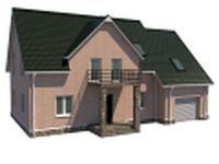 Middle-Poly Cottage 01 3D Model