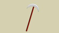 Simple pick axe weapon thing