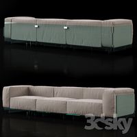 Glas Italia Crystal Lounge sofa