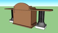 GRECO ROMAN STYLE BARBEQUE GRILL