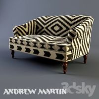 Andrew Martin kilim sofa
