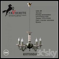 Favourite 1201-5 light chandelier