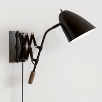 Crate &amp; Barrel Morgan Black Sconce