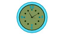 Orologio da Parete (Crystal Clock) 'Progetto Dino 2011'