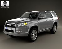 Toyota 4Runner with HQ interior 2011 3D Model