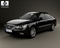 Hyundai Sonata NF 2008 3D Model