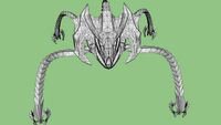 ufo with battle exoskeleton