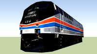 Amtrak Train 66 Heritage XL