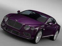 Bentley Continental GT 2015 3D Model