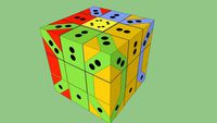 Orientation-free cubies Rubik's Cube - SubCube - Guzman Scheme