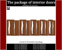 The package of interior doors 3D Model