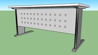 Ofi Metal - Mesa de trabajo 160x80x74 gris/ aluminio