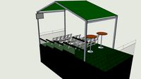 Golf Tournament Skybox 10' x 24' (Middle Section)
