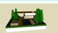Modern wooden house