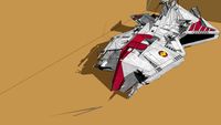 Crashed Republic Attack Cruiser