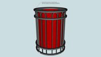 PSO-32 ProTone 36-Gallon Litter Receptacle with Liner