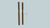 Balinese Timberpost