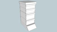 a complete 10-Frame Langstroth bee hive