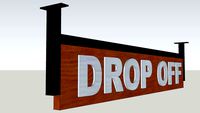 Drop-Off Sign