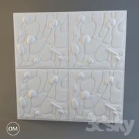 "OM" 3d wall panel "Artpole", Rock
