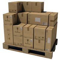 Pallet with boxes (4 in 1)3d model