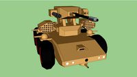Robo-Warrior Unmaned Tank