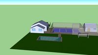 huis met tennis veld