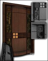 Oriental door