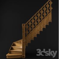 staircase carved