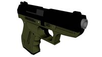 Walther P99, Olive Drab. This is the 'Camo' version of the P99