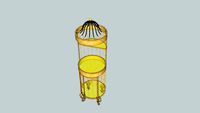 bar fer forgé 'cage oiseau'