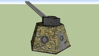 World War 2 American AA Gun Bunker