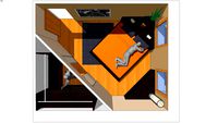 Diagonal Bedroom