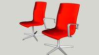 Fritz Hansen - oxford; low-back chair