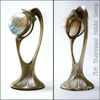Art Nouveau table lamp