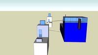 vrachtschip met sleepboten