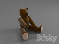 Toy skinny bear