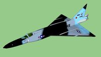F-102 in Aggressor Squadron Livery